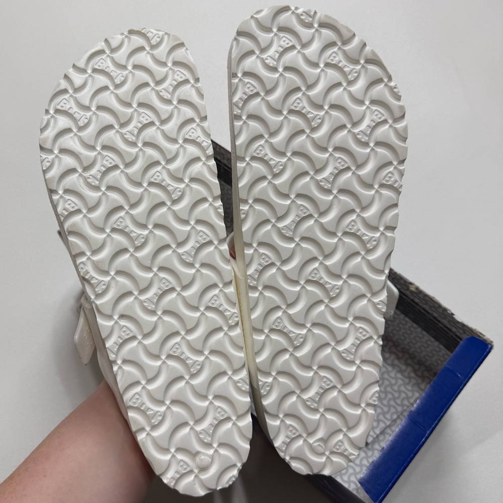 Birkenstock Gizeh EVA White Sandals Womens Size 41 (10) - Picture 8 of 9